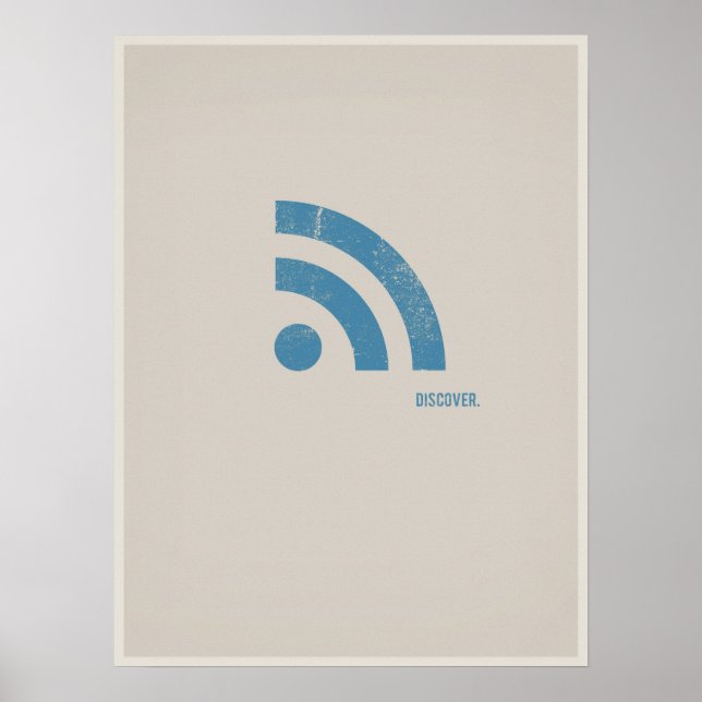 Poster minimalista RSS (Frente)