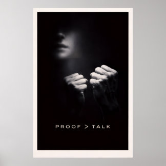 Poster Minimalista Subestimado - Poder Silencioso Motivac