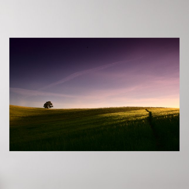 Poster Minimalista Sunset (Linslade Antiga 9111) (Frente)
