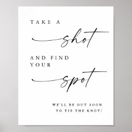 Poster Minimalista - Tome um Sinal de Casamento Bebida