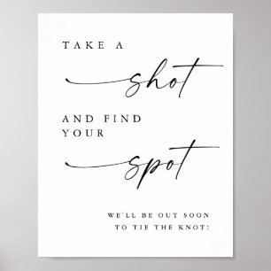 Poster Minimalista - Tome um Sinal de Casamento Bebida