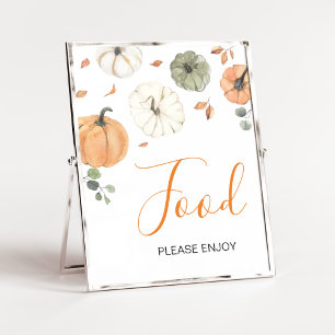 Poster Minimalista Uma Pequena Comida De Abóbora