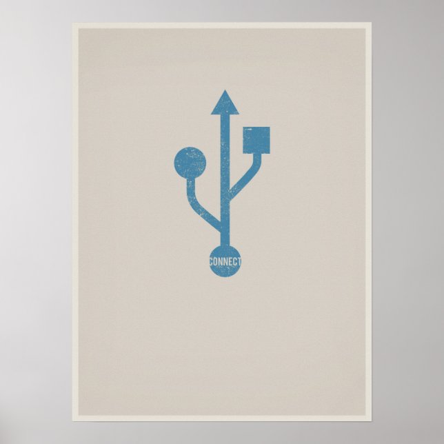 POSTER minimalista USB (Frente)