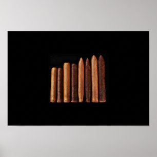 Poster Minimismo do Cigarro em Cuba
