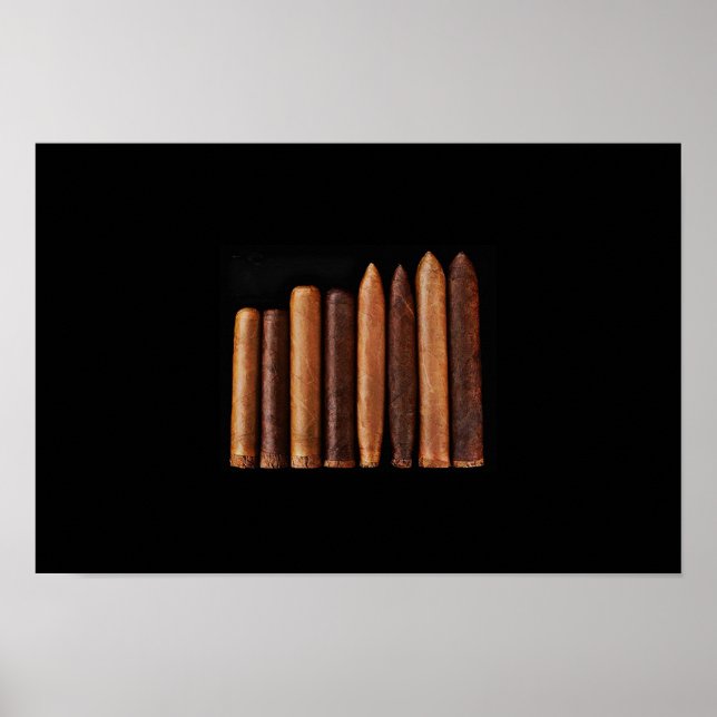 Poster Minimismo do Cigarro em Cuba (Frente)