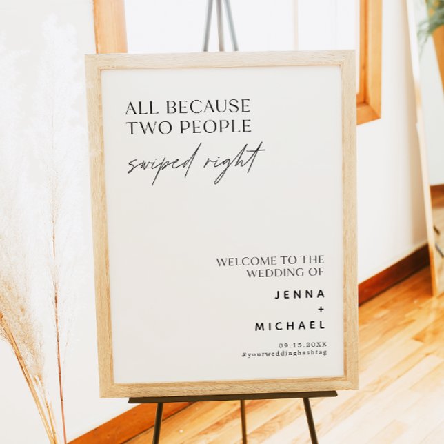 Poster Mínimo - Duas Pessoas com Sinal direito (Criador carregado)