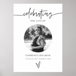 Poster Mínimo Memorial - Sinal de Celebração da Vida Fune