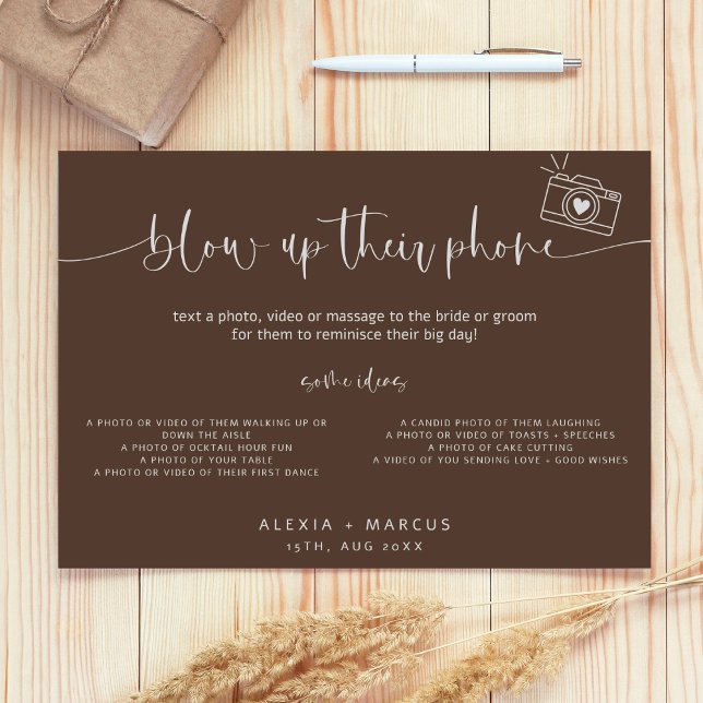 Poster Mínimo Moderno Explode Seu Sinais De Casamento De  (Criador carregado)