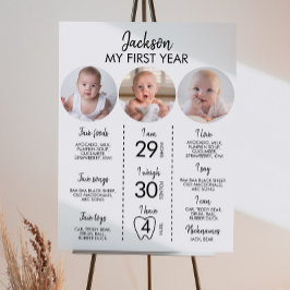 Poster Mínimo moderno - Símbolo de Marco de 3 Fotografias