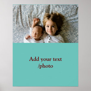 Poster Mínimo simples ADICIONAR SUA FOTO TEXTO NATAL    