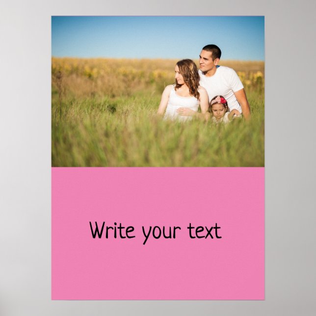 Poster Mínimo simples adicione seu nome de texto de logot (Frente)