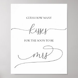 Poster Mínimo Simples De Quantos Jogo De Chá de panela De