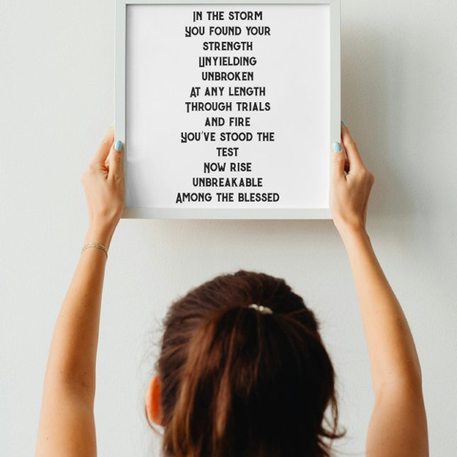 Poster Minipoema inspirador inseparável (Criador carregado)