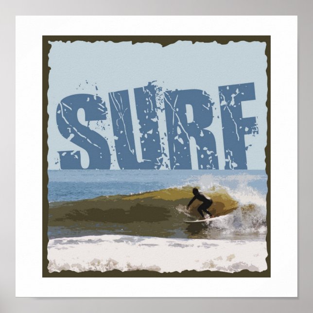 Poster MiniPoster do surf (Frente)