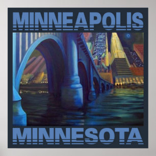 POSTER MINNEAPOLIS MINNESOTA