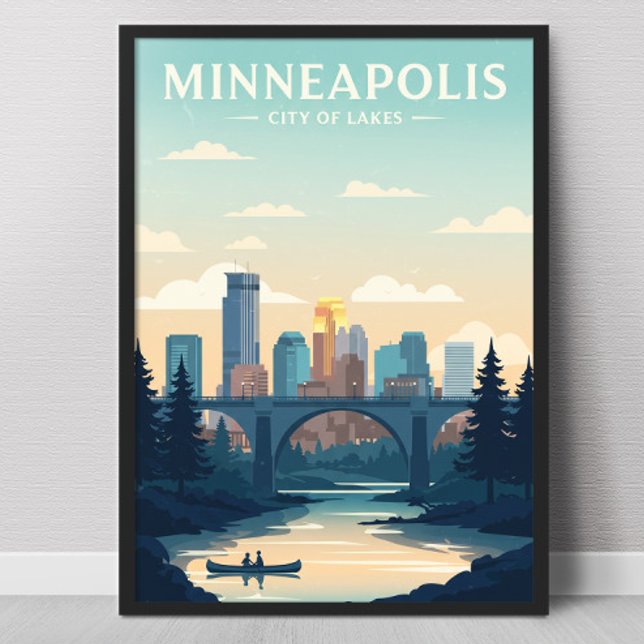 Poster Minneapolis Vintage (Criador carregado)