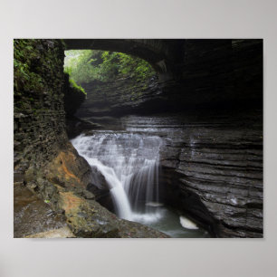 Poster Minnehaha Falls, Watkins Glen State Park, Nova Ior
