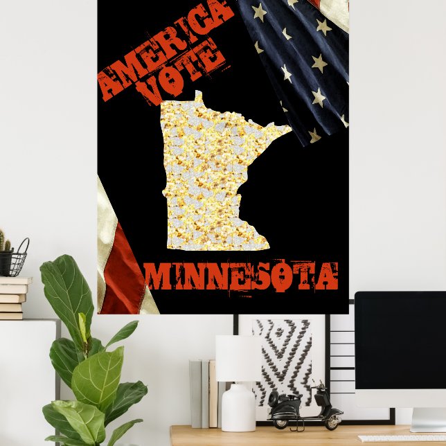 POSTER MINNESOTA  (Escritório em casa)