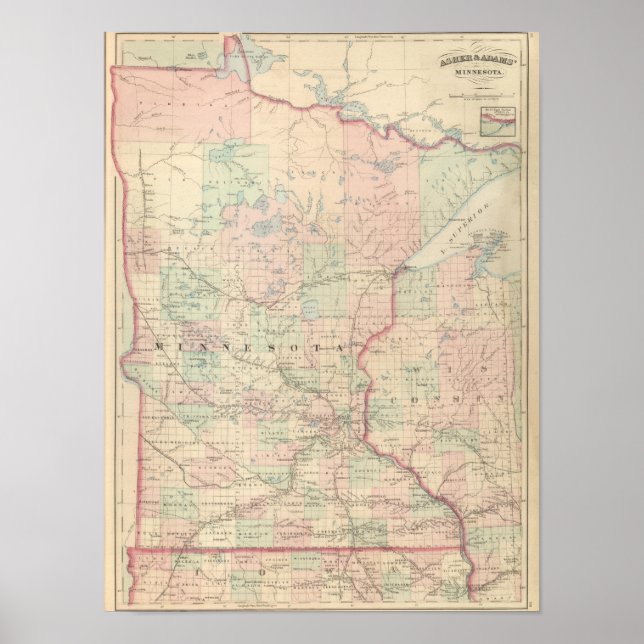 Póster Minnesota 5 (Frente)