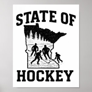 Poster Minnesota - Estado do Hóquei