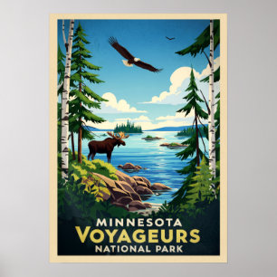 Poster Minnesota Voyageurs National Park V01