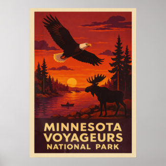 Poster Minnesota Voyageurs National Park V02