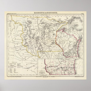 Póster Minnisota e Wisconsin