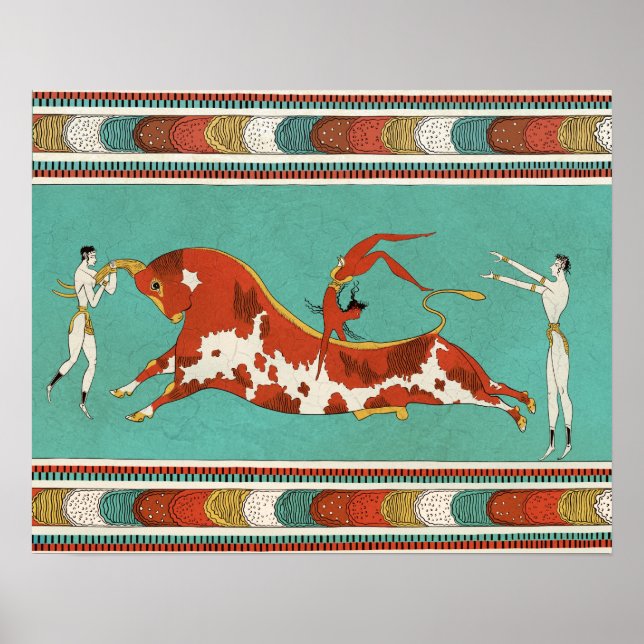 Póster Minotauro, el toro de Creta (Frente)
