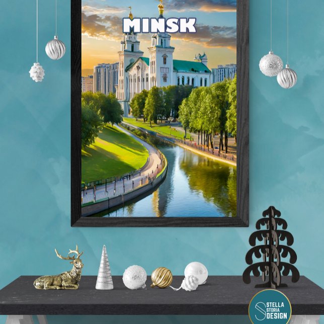 Póster Minsk se dévoile, discrète et majestueuse (Criador carregado)