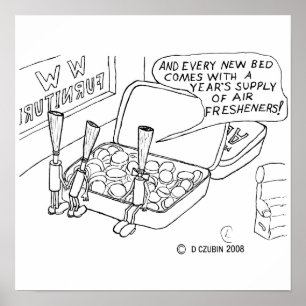 Poster Mint Bed