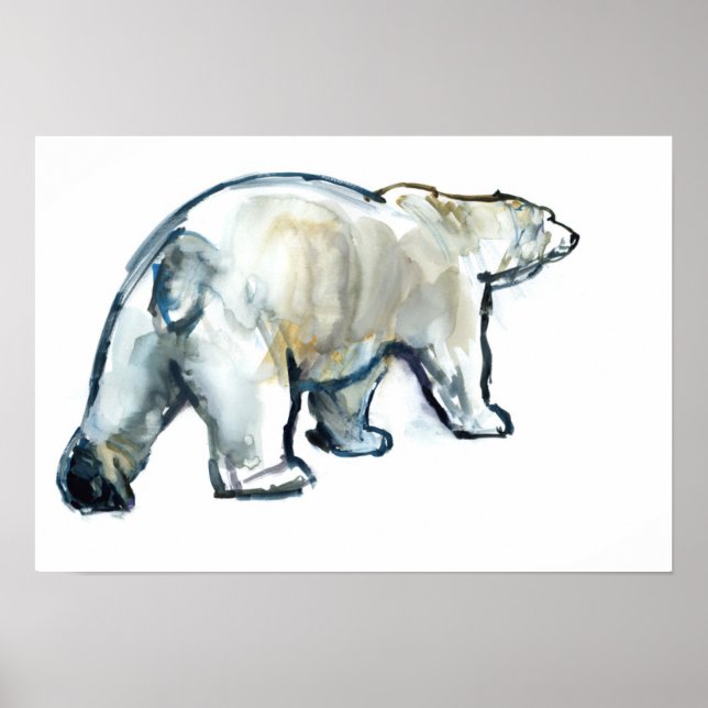 Póster MInt do Glaciar (Frente)