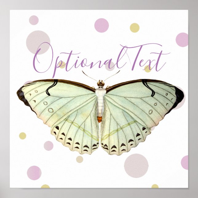 Poster Mint Green Beauterfly (Frente)