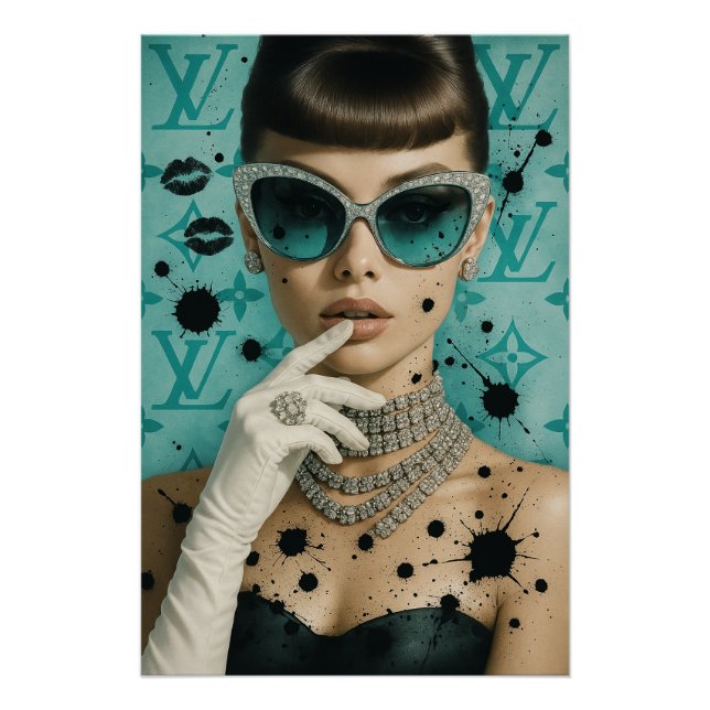 Póster Mint Monogram Muse (Frente)