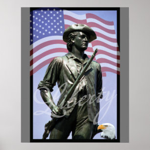 Poster Minuteman da Liberdade Patriótica