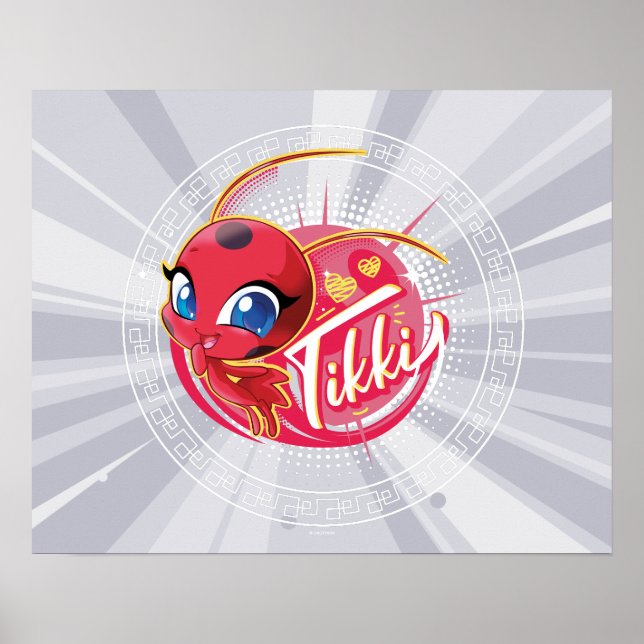 Poster Miraculous Kwami Tikki (Frente)