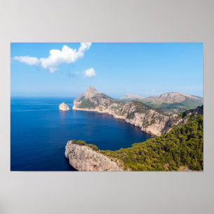 Poster Mirador es Colomer no Cap de Formentor - Mallorca