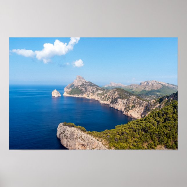 Poster Mirador es Colomer no Cap de Formentor - Mallorca (Frente)