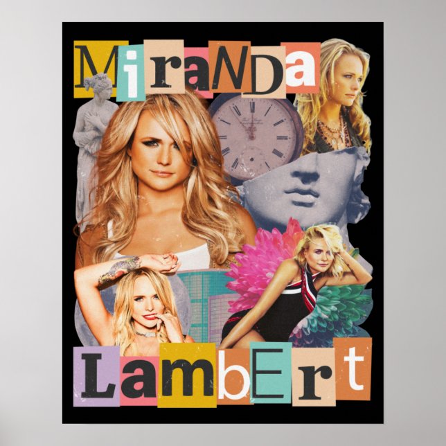 Poster Miranda Lambert Country Music (Frente)