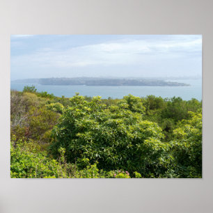 Poster mirante do porto de sydney a partir de manly