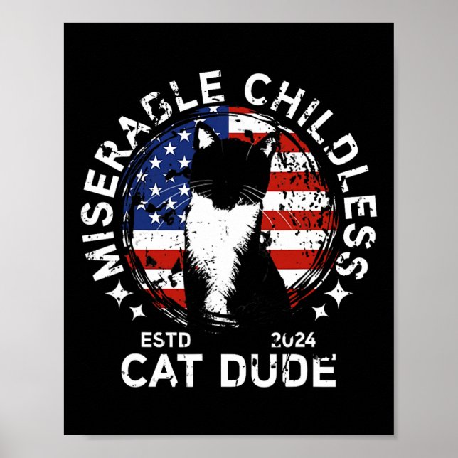 Poster Miserável Gato Infantil Duo 1 (Frente)