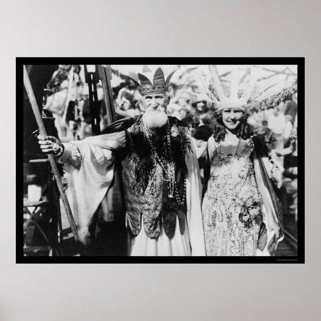 Poster Miss América e Netuno 1922 (Frente)