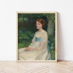 Poster Miss Betty Pollock   John William Waterhouse