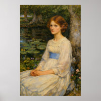 Miss Betty Pollock por John William Waterhouse