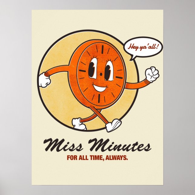 Poster Miss Minutos (Frente)