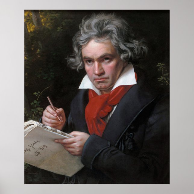 Poster Missa Solemnis: Ludwig Beethoven Música Clássica (Frente)