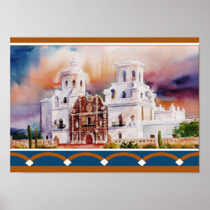 Póster Missão de San Xavier