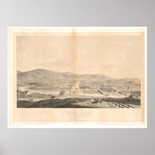 Poster Missão Dolores, San Francisco 1860 (1097A)