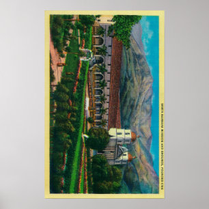 Póster Missão e terras de Santa Barbara
