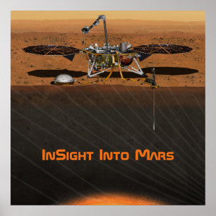 Poster Missão Lander InSight Mars