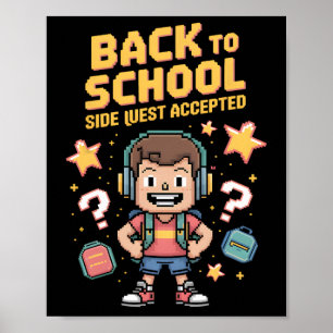 Poster Missão Paralela Ck To School Aceita Gamer 2